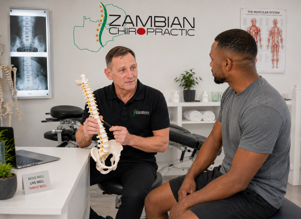 Zambian Chiropractic is the chiropractic practice of Dr Ron Van As in Lusaka, Zambia.
